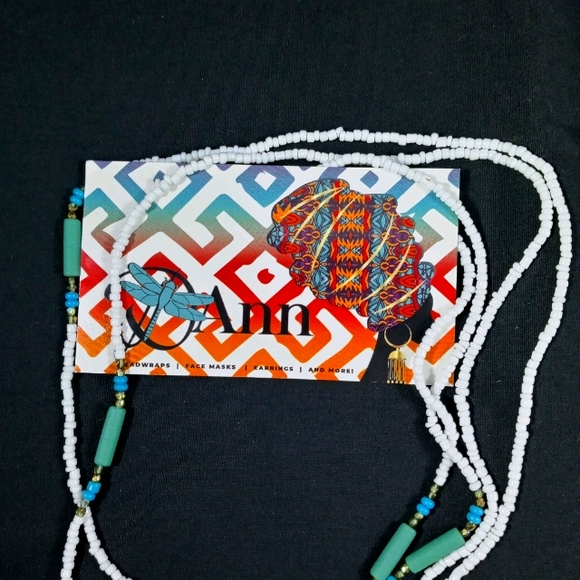 Turquoise Salt Waist bead - Picture 1 of 3